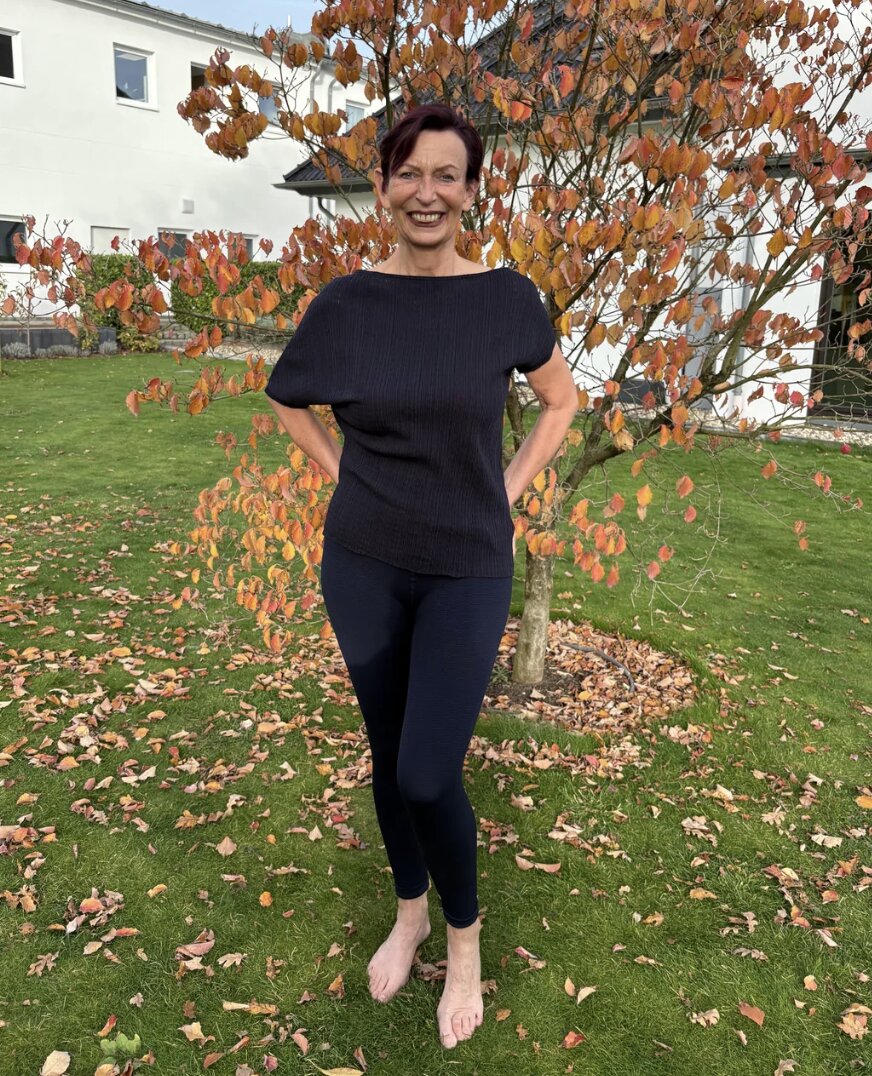 Vera Meyer trägt die Lymph O Fit Wunderhose